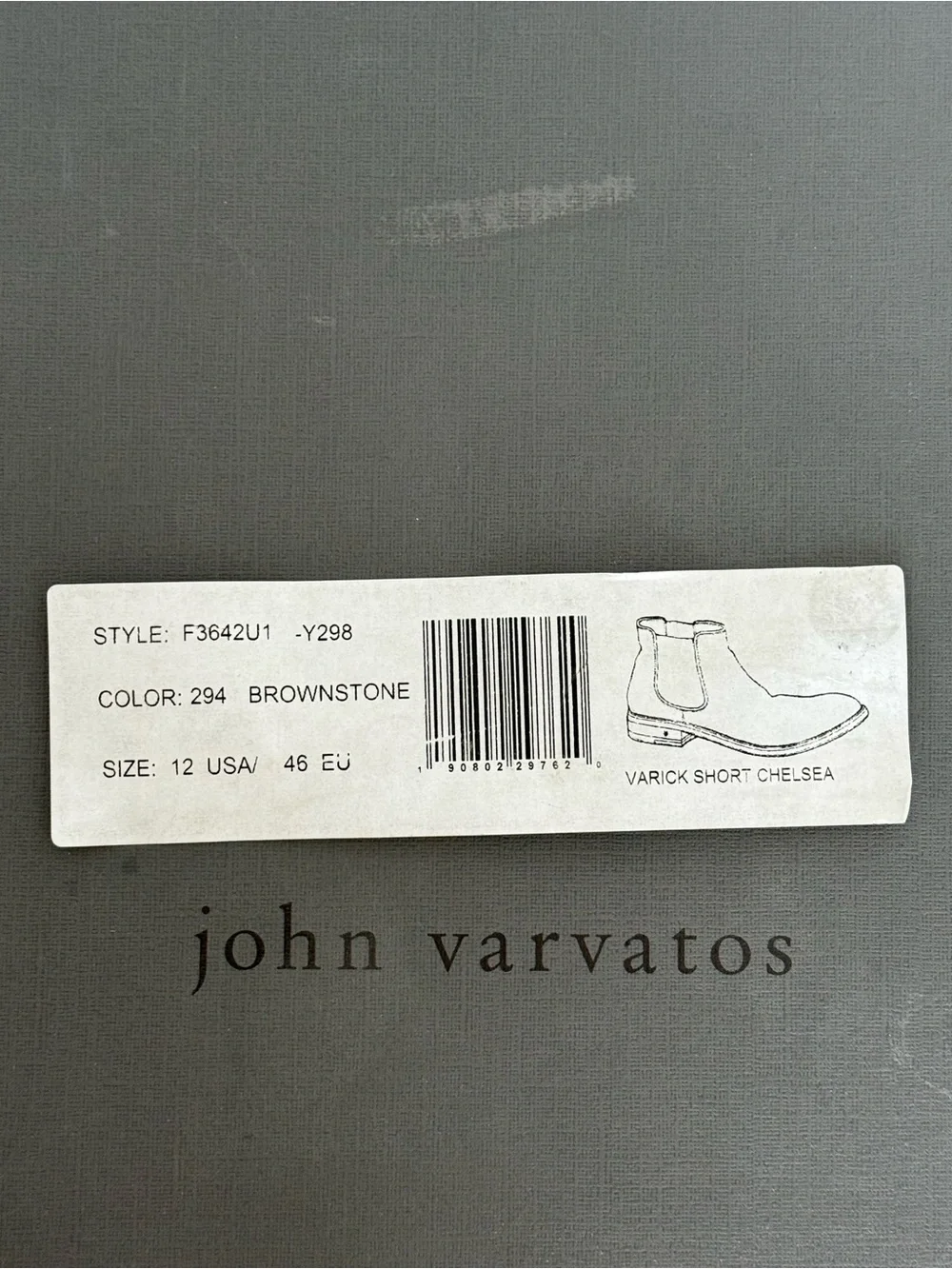 John Varvatos Varick Tan Suede Short Chelsea Boots
